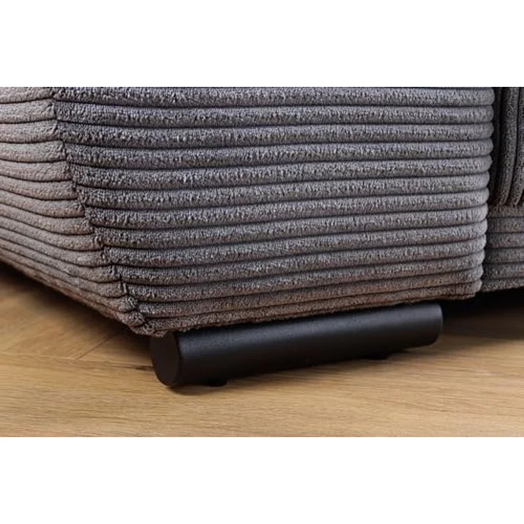 riess-ambiente Big-Sofa ELEGANCIA 285cm anthrazit, Einzelartikel 1 Teile, XXL Couch · Cord · mit Federkern · inkl. Kissen · Modern Design – Bild 7
