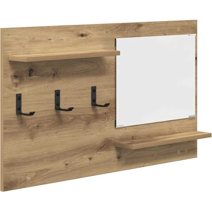 vidaXL Wandmontierter nachttisch Artisan-Eiche 90 x 10 x 50 cm 874522 – Bild 2