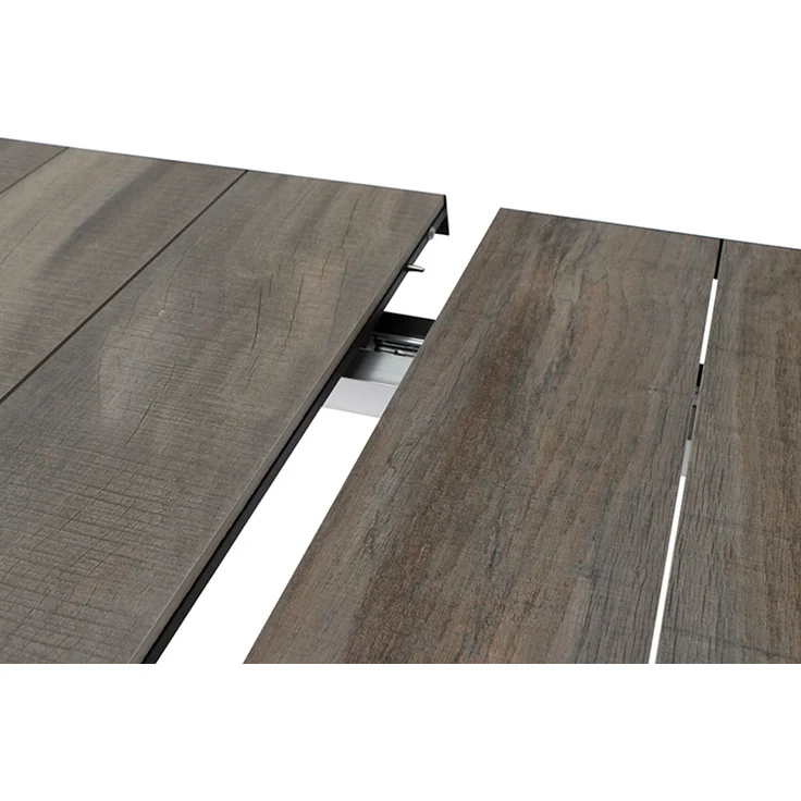 Siena Garden Sincro Ausziehtisch 200/260x100 anthrazit, Alu, Keramik – Bild 8