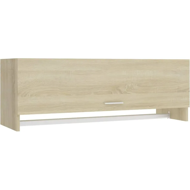 vidaXL Kleiderschrank Sonoma-Eiche 100x32,5x35 cm Holzwerkstoff 808236