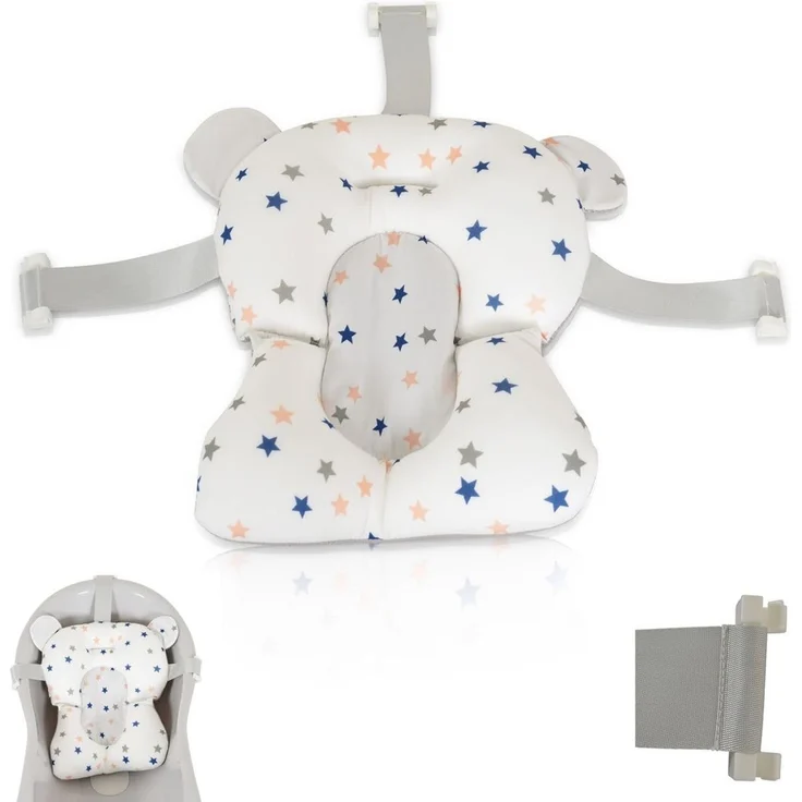 Moni Baby-Badekissen Sea Stars HA-B48, Badeauflage, Kunststoff Clips, ab Geburt bunt – Bild 2