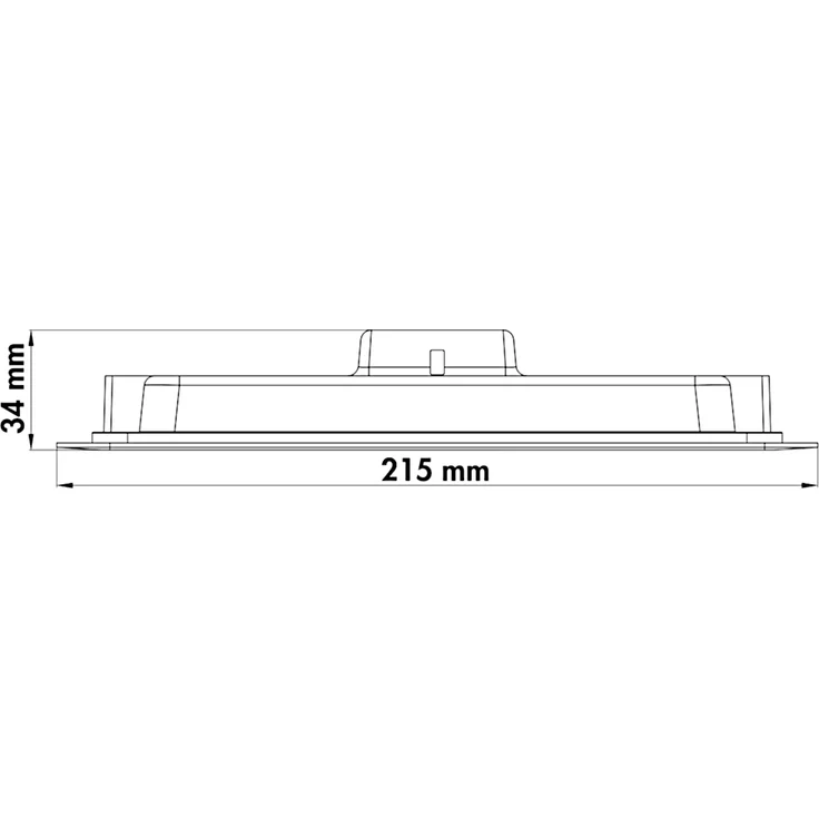 NABER COPERTINA 215 LED Einbauleuchte 24 W 3000 K warmweiß / Deckenleuchte – Bild 2