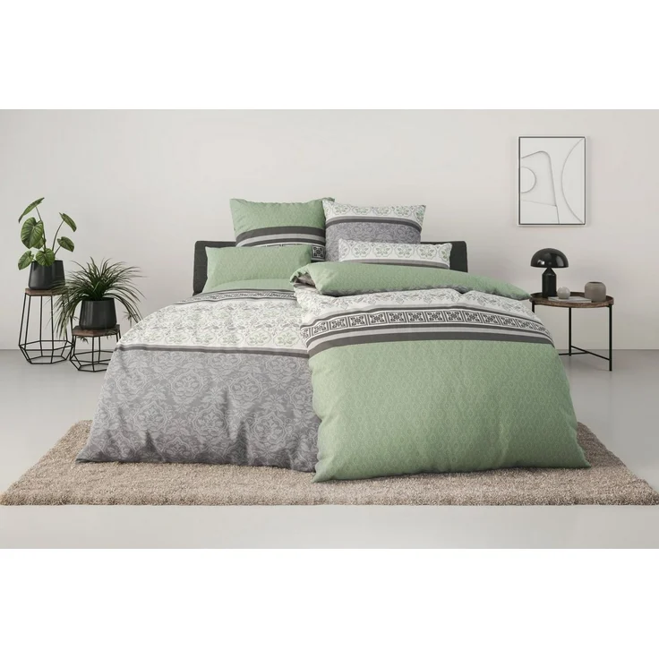 OTTO home Bettwäsche Cremona, Polycotton, 3 teilig, romantische Bettwäsche in verschiedenen Qualitäten, ab Gr. 135x200 cm – Bild 1