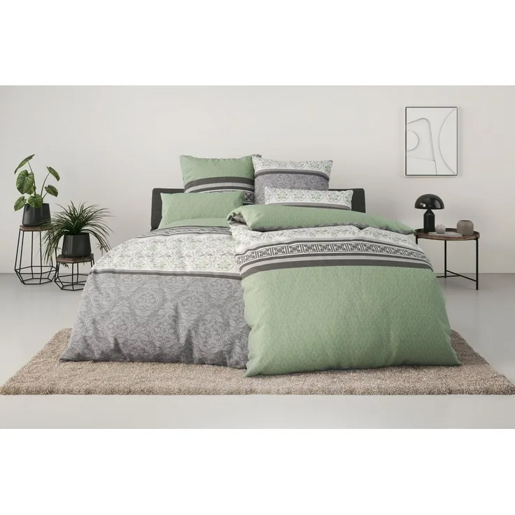 OTTO home Bettwäsche Cremona, Polycotton, 3 teilig, romantische Bettwäsche in verschiedenen Qualitäten, ab Gr. 135x200 cm