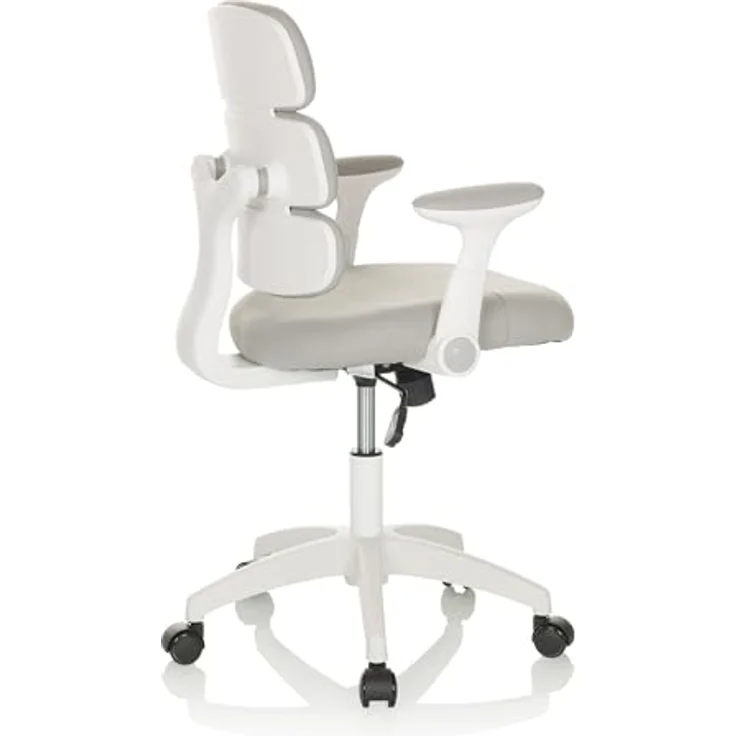 hjh OFFICE Kinderdrehstuhl Kid ERGOLINO W Kinderstuhl mit ergonomischer Rückenlehne, Grau, 736428 – Bild 8