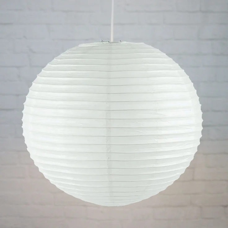 Papierballon natur/weiß – Bild 2