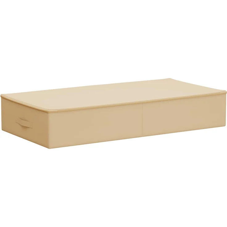 vidaXL Aufbewahrungsbox 2 stk. Vliesstoff 100 x 50 x 18 cm 90 l Creme 42024620 – Bild 6