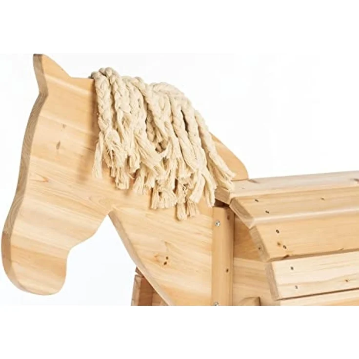 Holzpferd Nils für Draussen – Bild 6