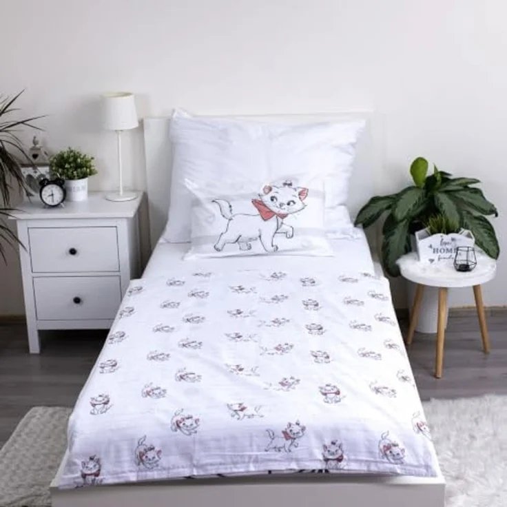 Aristocats Cat Marie Baby Bettwäsche Set 100x135 cm 100% Baumwolle – Bild 3