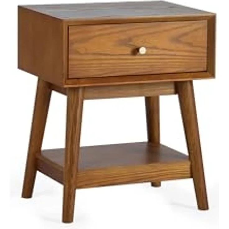 Julian Bowen Lowry Beistelltisch mit 1 Schublade, Holz, Kirschesche, H 55 x B 45 x T 35 cm – Bild 3