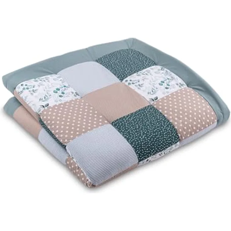 ULLENBOOM personalisierbare Krabbeldecke für Baby 140x140 cm - Dick & weich | Perfekt als Geschenk, Außenmaterial: 100% Baumwolle, OEKO-TEX zertifiziert, Made in EU, Schadstoffgeprüft, waschbar