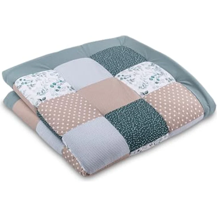 ULLENBOOM personalisierbare Krabbeldecke für Baby 140x140 cm - Dick & weich | Perfekt als Geschenk, Außenmaterial: 100% Baumwolle, OEKO-TEX zertifiziert, Made in EU, Schadstoffgeprüft, waschbar – Bild 1