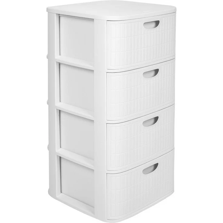 Kreher Rollcontainer 'Domus' mit 4 Schüben aus Kunststoff, rollbar (Farbe wählbar) – Bild 5