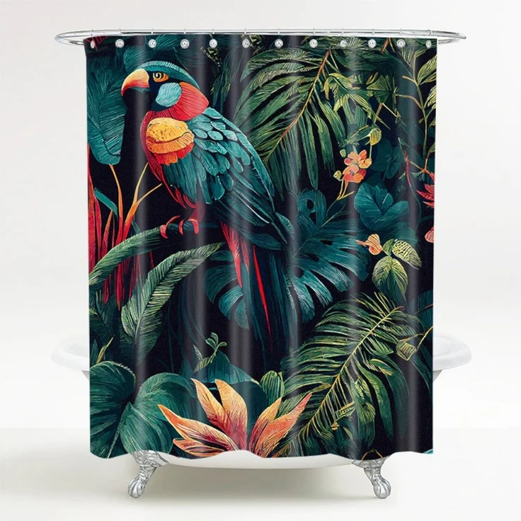 Sanilo Duschvorhang 180 x 200 cm, viele schöne Duschvorhänge zur Auswahl Breite 180 cm, 100% wasserdicht, Anti-Schimmel-Effekt, hochwertige Qualität – Bild 2
