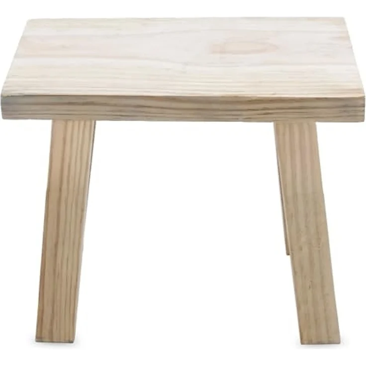Spetebo Blumenbank Echtholz Pflanzenständer natur rechteckig - 31x25 cm (Anzahl, 1 St, Holzhocker), Naturprodukt – Bild 7