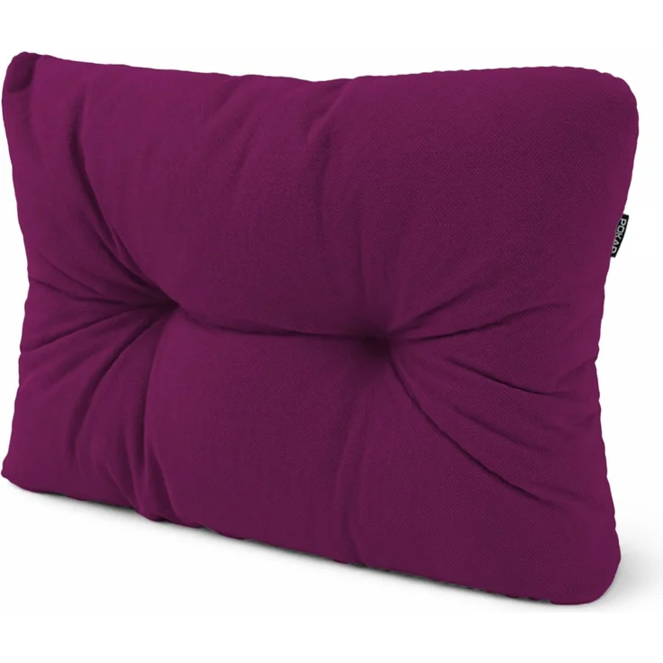 POKAR Palettenkissen Palletenauflagen Palettenpolster Palettensofa Palettenmöbel Schaumflocken Kissen für Europaletten Sitzkissen 60x40, Violett
