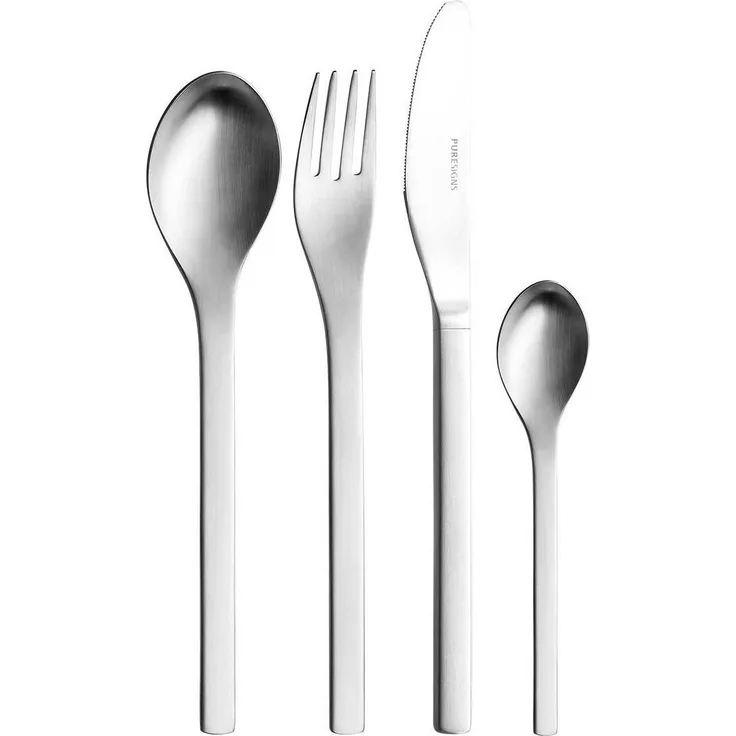 Juniorbesteck 4-teilig matt mit Gravur