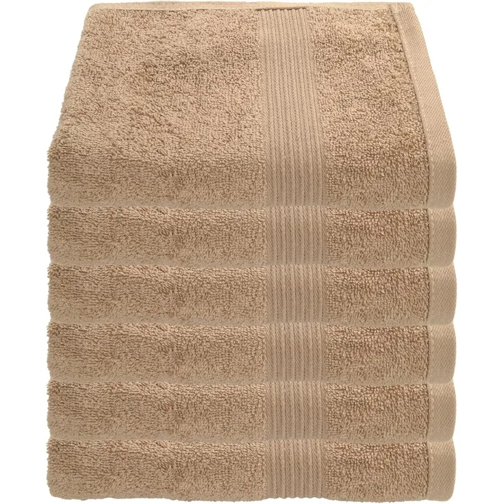 Julie Julsen Handtücher 6-Handtücher-Sand-Handtuch 50x100 cm, Baumwolle (6-St)