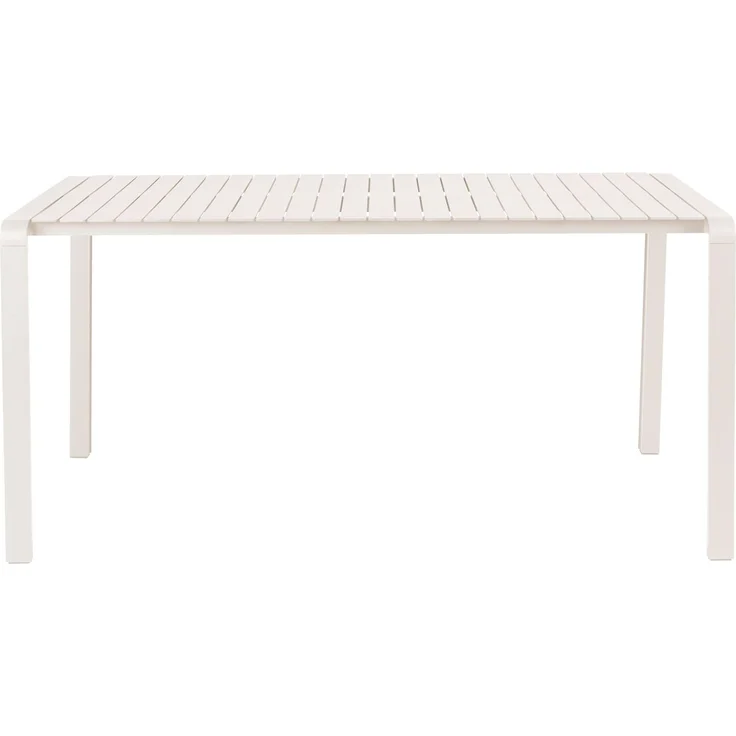 Zuiver Gartenmöbel-Set Vondel mit Tisch 214 cm und 6 Stühlen, Aluminium Weiß 96,7x214x75 cm – Bild 3