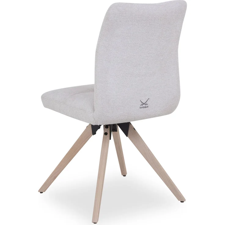 Polsterstuhl SANSIBAR KOLLUND BHT 46x87x62 cm Esszimmerstuhl Freischwinger Schwingstuhl – Bild 3