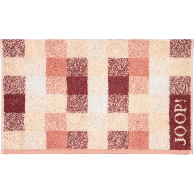 JOOP! Handtücher Vibe Karo 1699 22 Puder 50 x 100 cm – Bild 2