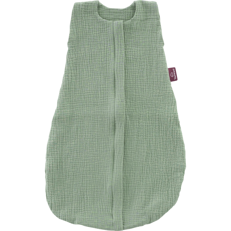 Sommerschlafsack LIEBMICH Baumwollmusselin salbei grün, Größe 90