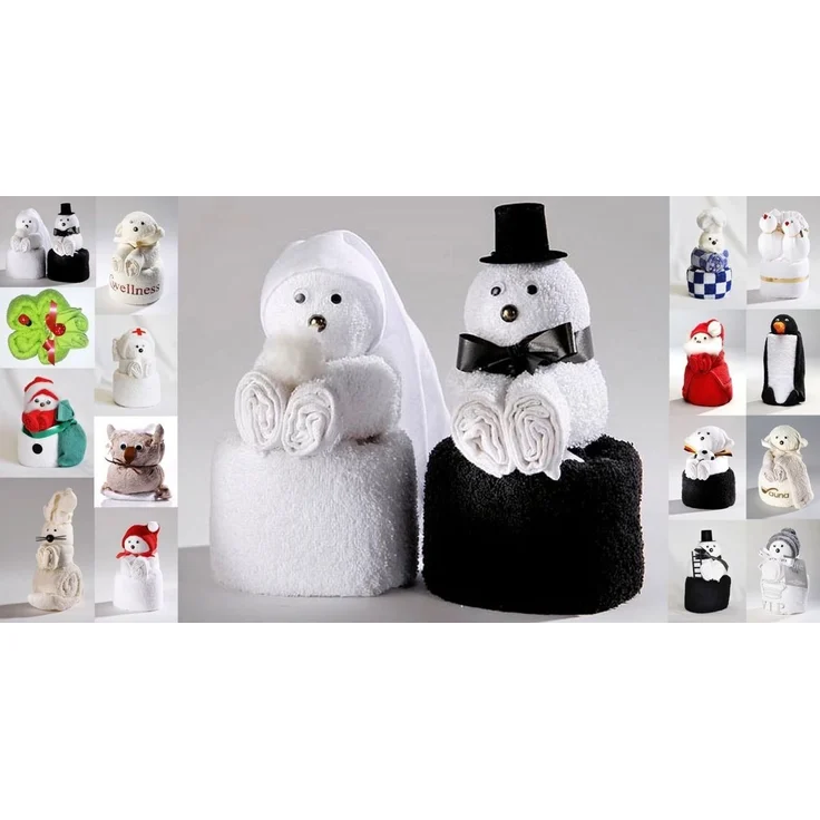 JACK Handtuch Set Frottier Geschenk Set viele Modelle Handarbeit Origami Gästetuch, (1-St), Handtuch, Waschhandschuh, gefaltete Tiere, tolle Geschenkidee – Bild 1