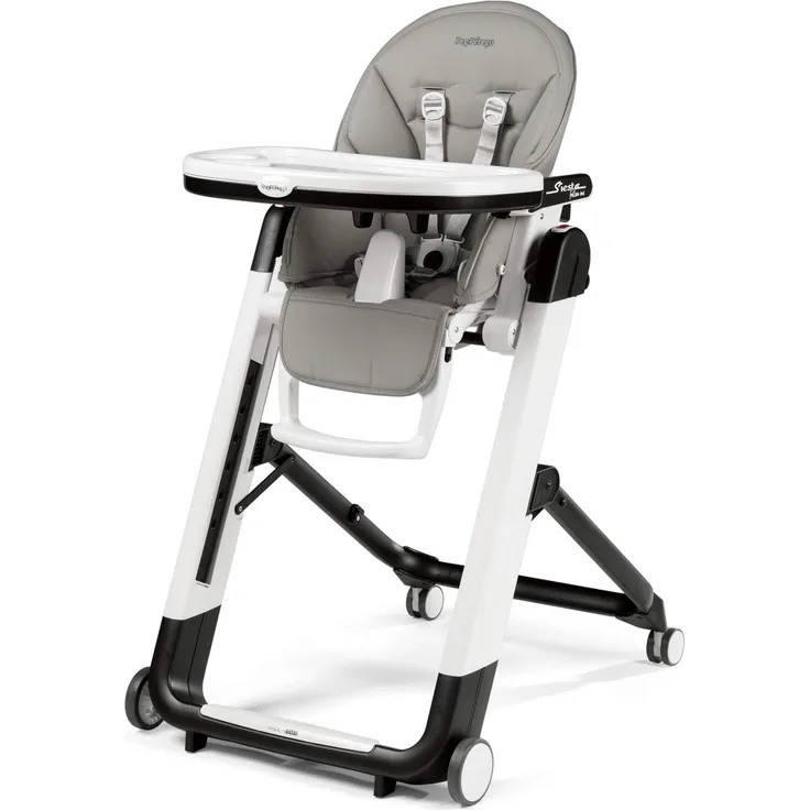Peg Perego 'Siesta Follow Me' Hochstuhl Ice (Lederimitat)
