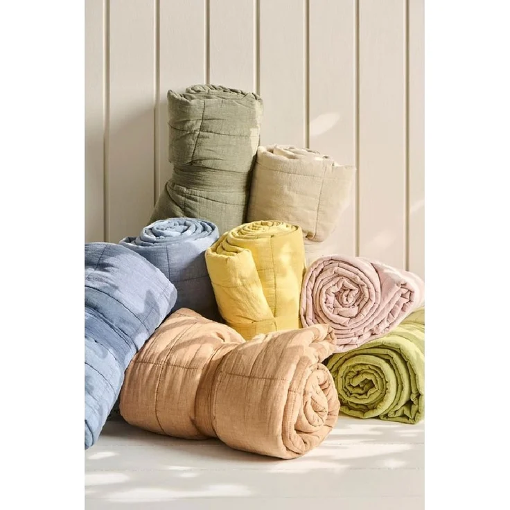 Ib Laursen - Decke Quilt Tagesdecke Überwurf 180x130cm Rosa 6108-43 – Bild 2