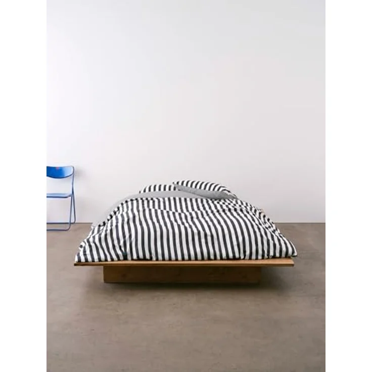 Marc O'Polo Home Bettwäsche Classic Stripe 135 x 200 cm, Navy, Satin, 2 teilig – Bild 3