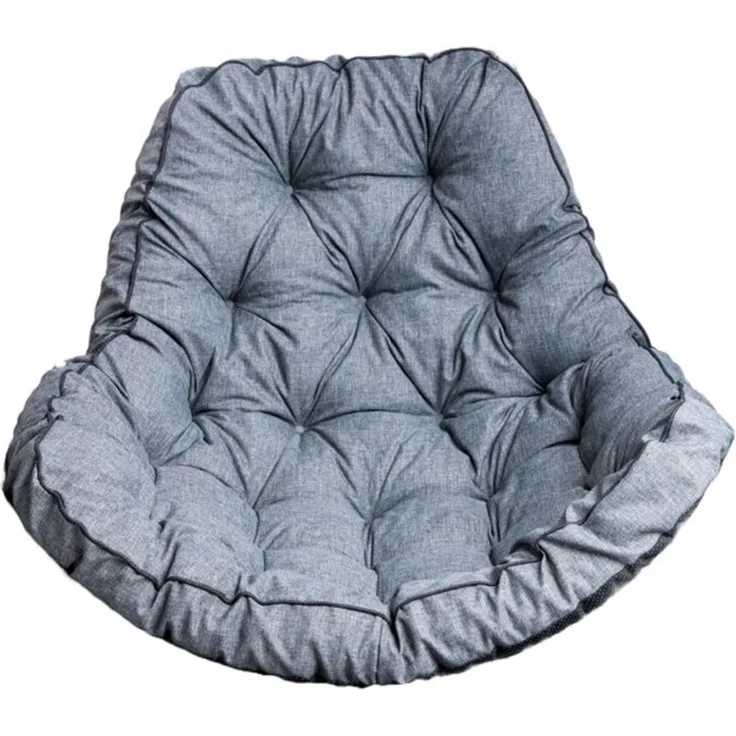 TexDeko Sitzkissen TexDeko® Ecolen Hängesessel Kissen Outdoor für Hängekorb mit UV-Schutz, Wasserabweisend mit Anti-Rutsch Boden & zusätzlichen Vließmantel