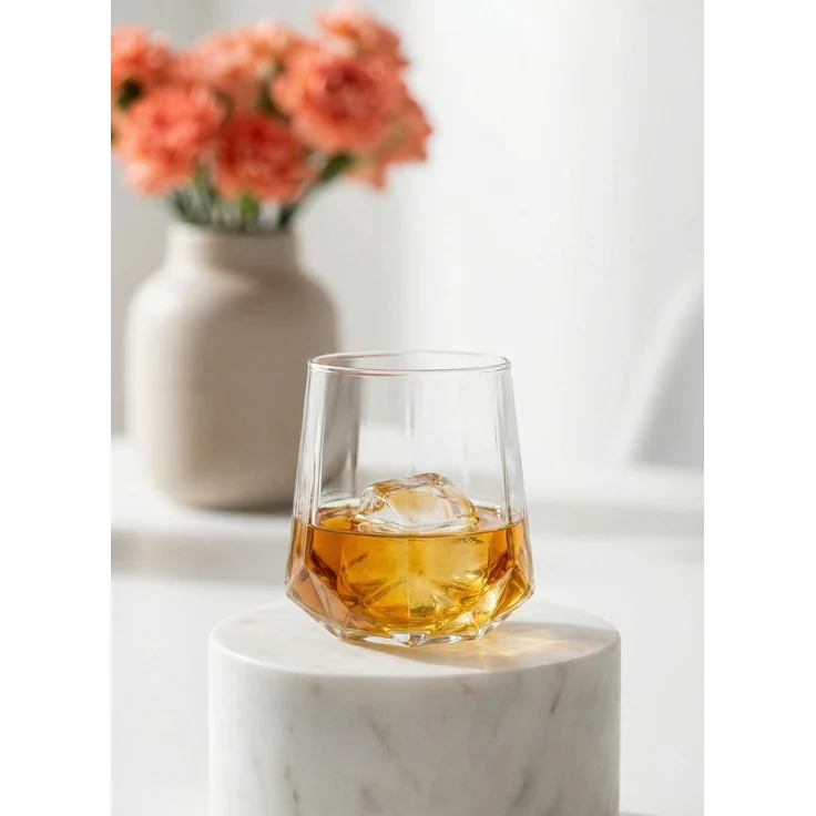 Hermia Concept 'LV-VLR354F' Whiskygläser-Set (6-teilig), Transparent, 7,2 x 7,2 x 9,9 cm, 400 ml – Bild 2