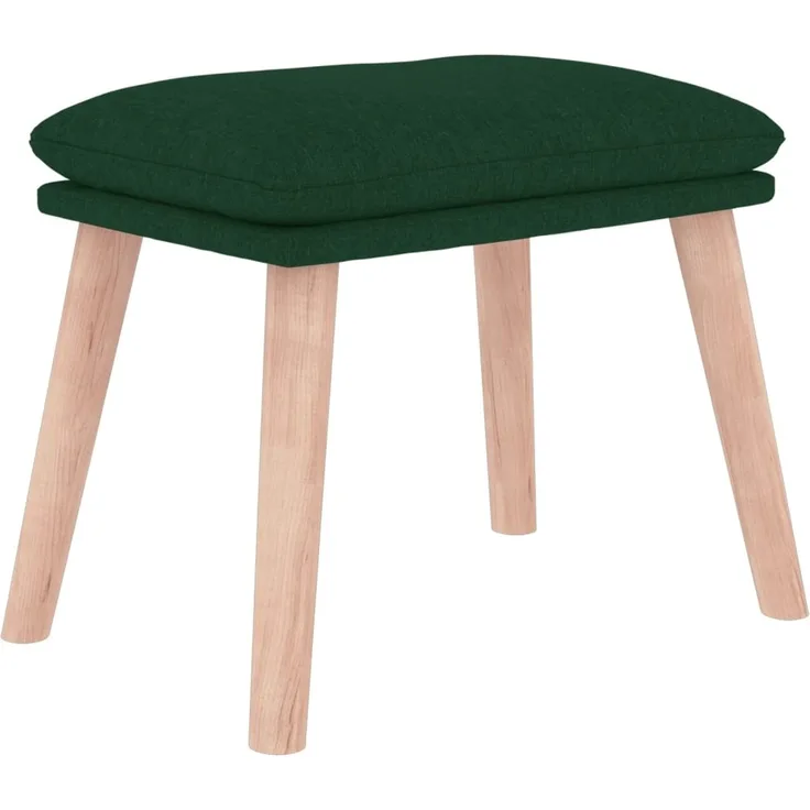 vidaXL Fußhocker Dunkelgrün 45 x 29,5 x 39 cm Stoff [341429]