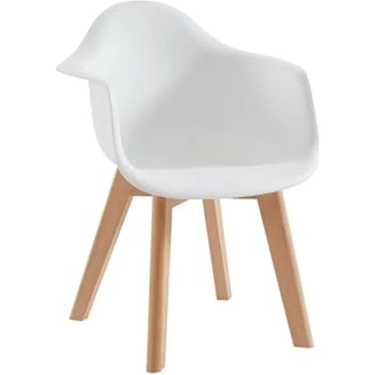 Vente-unique - POUPINETTE Stuhl Plastik Weiß - B 41,5 cm x H 57 cm x L 41,5 cm – Bild 5