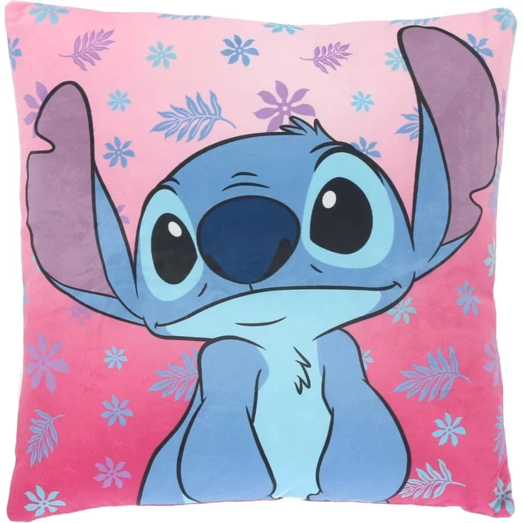 Lilo & Stitch Kissen Dekokissen Sofakissen – Gemütlichkeit und Style vereint, 38 x 38 cm Pink – Bild 3