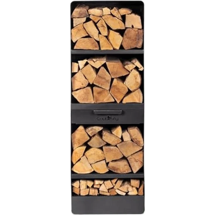CookKing Stahl Kaminholzregal Vento | Schwarz | – Bild 3
