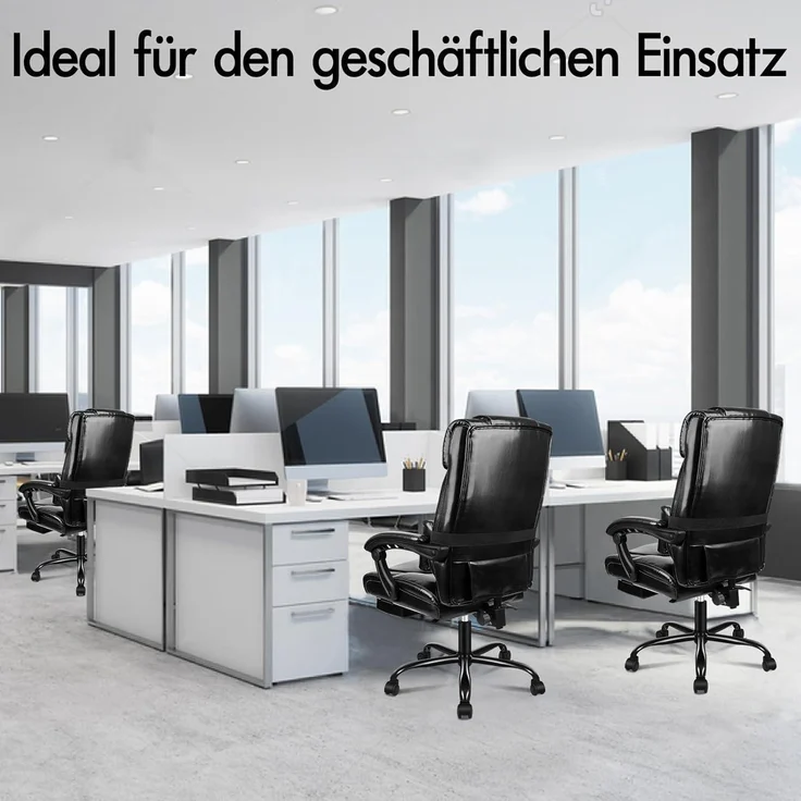 ALFORDSON Bürostuhl ergonomisch Hochlehner 150° Liegeposition Netzgewebe Rollen – Bild 7
