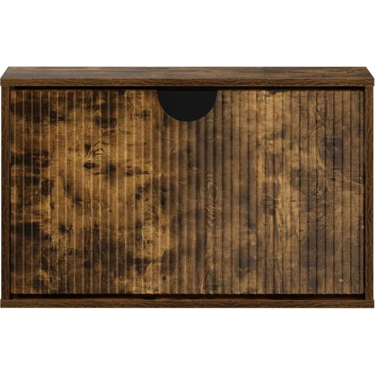 vidaXL Schuhschrank VENRAY 70 x 17 x 43 cm Holzwerkstoff Räuchereiche 8020059 – Bild 5