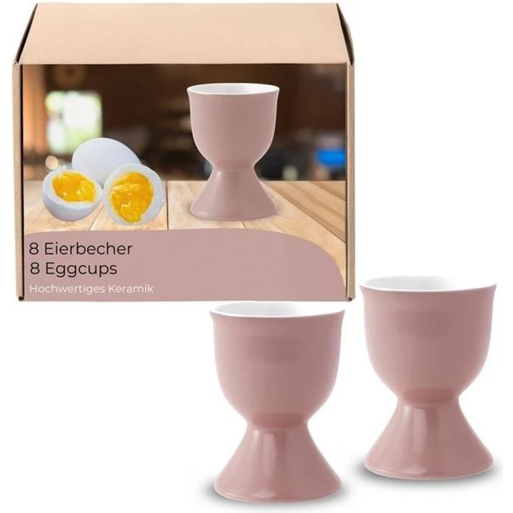 matches21 HOME & HOBBY Eierbecher, (8-tlg), Spülmaschinenfeste Eierhalter für Frühstückstisch – Bild 4