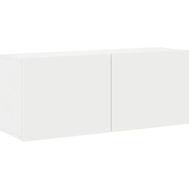 TV-Wandschrank, TV Hängeboard Hängeschrank Weiß 100x30x41 cm – Bild 2