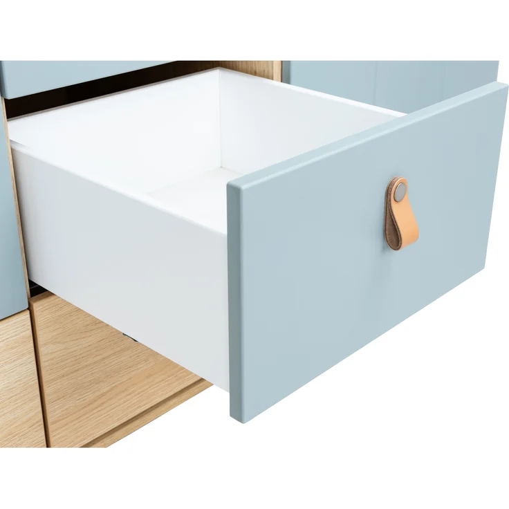 3-teiliges Babymöbel-Komplettset »Roofy« mit 2-trg. Kleiderschrank, Salbei / Nagano Oak, Arthur Berndt – Bild 7