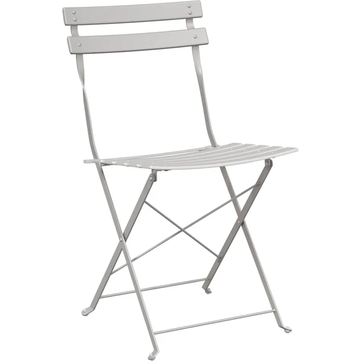 vidaXL Klapp Bistro Set 3 pcs Beige Stahl 42002971 – Bild 4