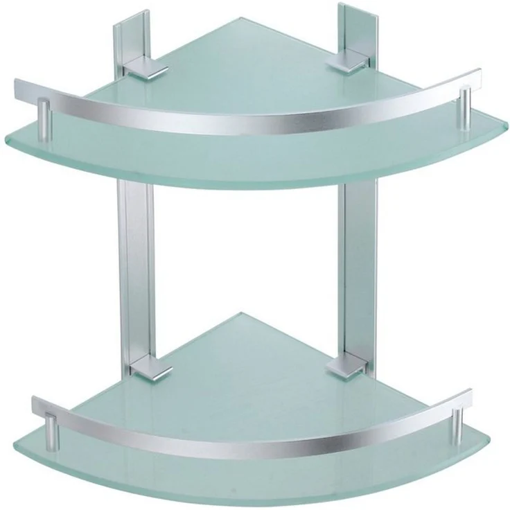 MSV Duschablage Eckregal TABARCA, 2 Ebenen – Bild 2