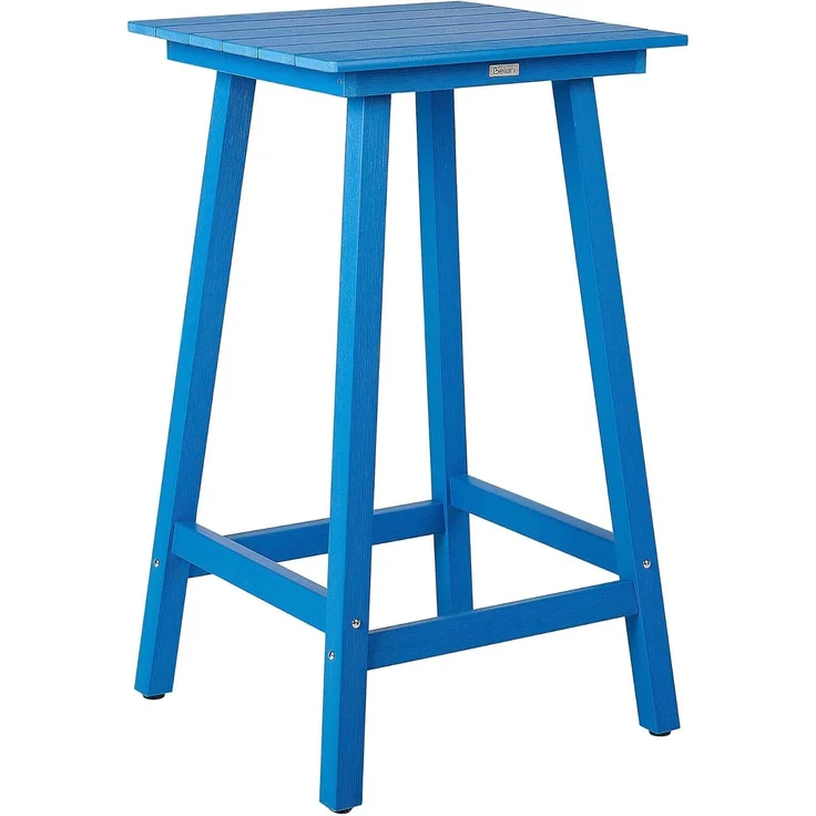 Garten Bartisch ADIRONDACK 60 cm 59 cm Kunststoff Blau – Bild 1