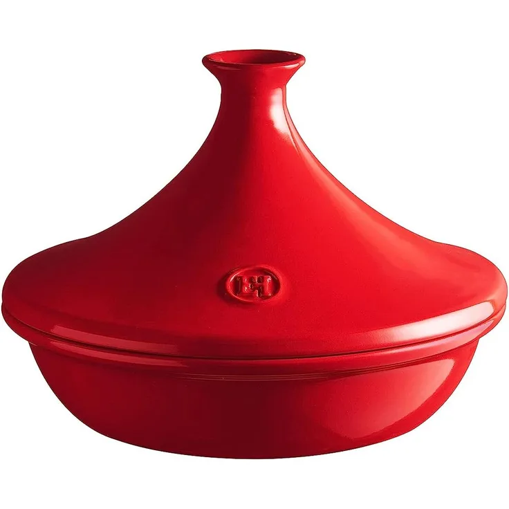 Emile Henry 349526 Keramik Rote Tajine E-Box, Ø270mm