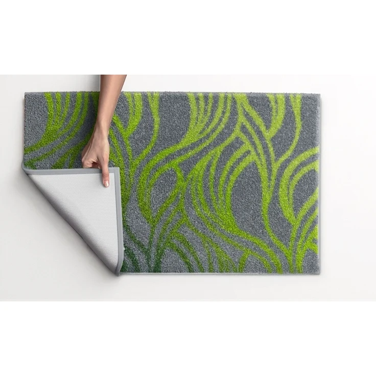 Badematte >MAYRA< in green, 100% Polyacryl SUPERSOFT - 100x60x1,8cm (LxBxH) – Bild 7