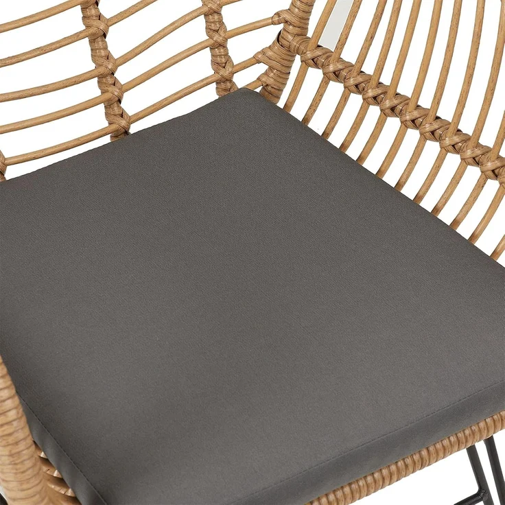 IDIMEX Esszimmerstuhl PARAMO, Esszimmerstuhl Gartenstuhl Küchenstuhl Korbstuhl Polyrattan mit Sitzki – Bild 7