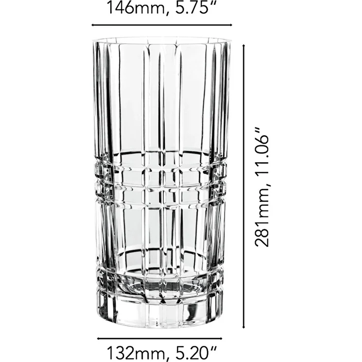 NACHTMANN 97782 SQUARE Vase / Windlicht 28 cm – Bild 2