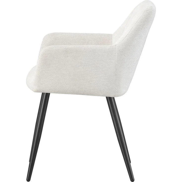 Stuhl 2er Set Barcelona Stühle in Creme - gemütliches Design - Top Qualität B/H/T: 55x82x62 cm – Bild 7