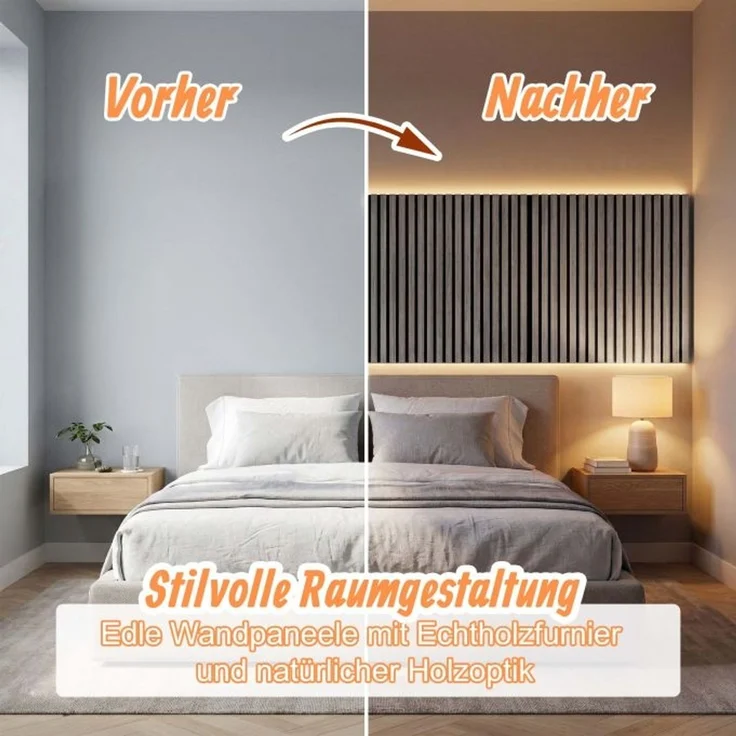 Akustikpaneele 4er Set 60 x 60 cm 10053403_9097 – Bild 7